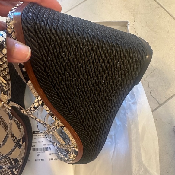 Jimmy Choo, Ariela 110 snake-effect leather wedge slingback sandals - Picture 5 of 6